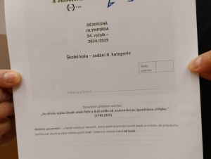 Školní kolo DěO II. kategorie