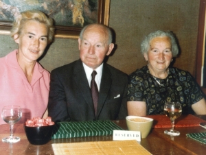 Setkání s manželkou Annou a dcerou Vlastou v Londýně 1969, archiv rodiny Steinerových